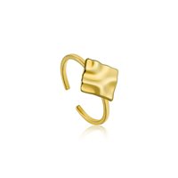 Anello Ania Haie Donna Metal Crush in Argento R017-02G-14 - R017-02G-14